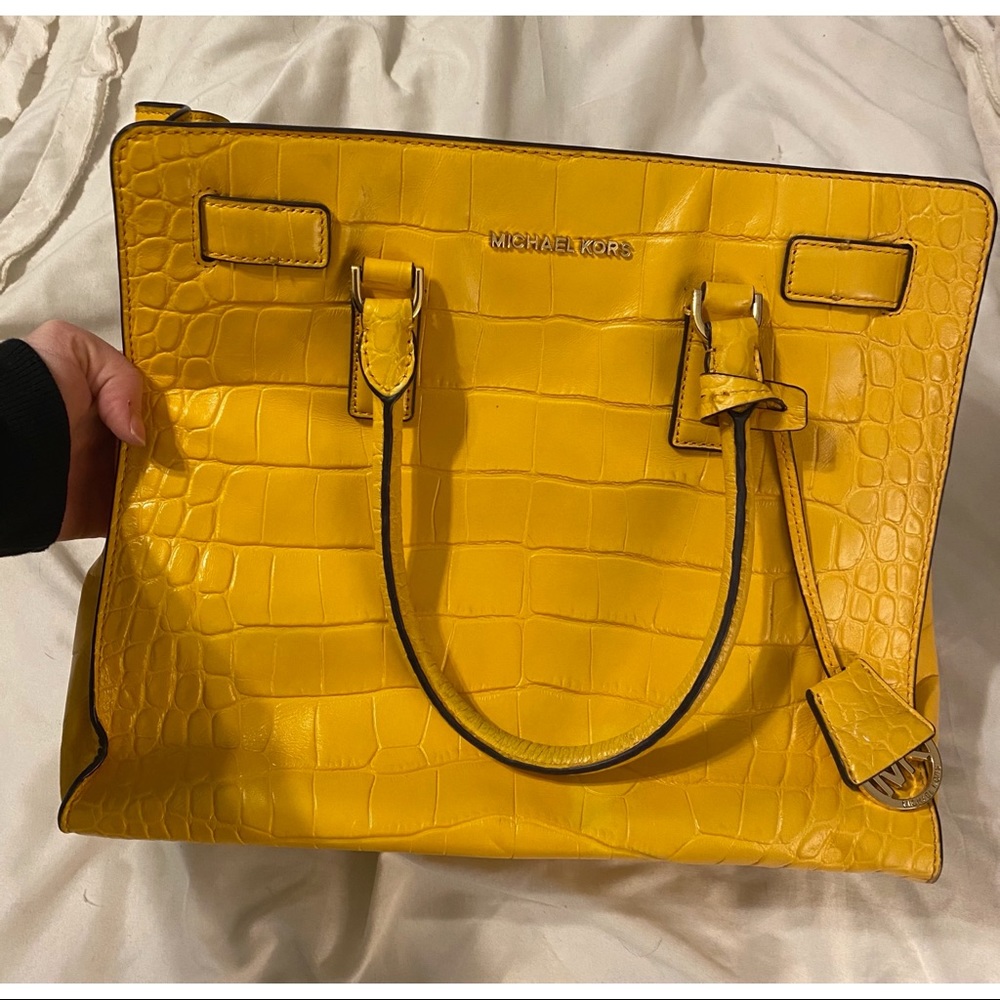 Yellow Michael Kors Purse